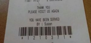 What Was Written On Her Mother’s Receipt At A Diner Has Her Seeing Red!
